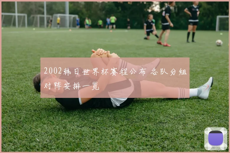 2002韩日世界杯赛程公布 各队分组对阵安排一览